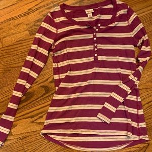 Mossimo long sleeve stripe shirt